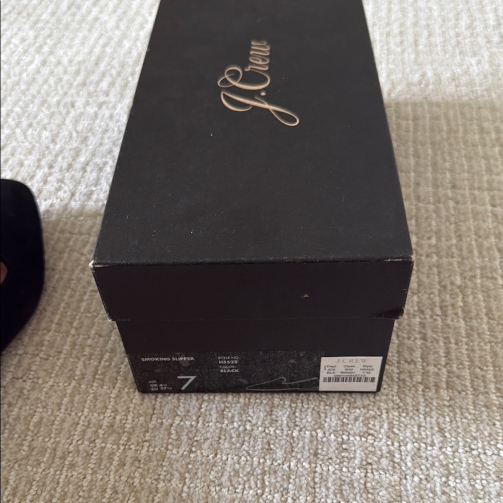 J. Crew Black Smoking Suede Slipper - Picture 5 of 6